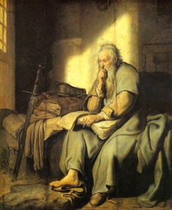 1627-Rembrandt-Saint-Paul-dans-sa-prison-Paul-saint-in-his-prison-hst-73x60-cm-Stu